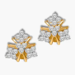 Clique Diamond Stud Earrings
