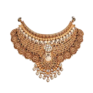 Antique Styled Gold Necklace Set