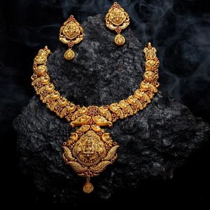 Divine Gold Temple Necklace