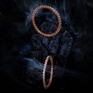 Ultimate Luxury: Pure Diamond Bangles