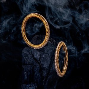 Classic Charm: Pure Diamond Bangle