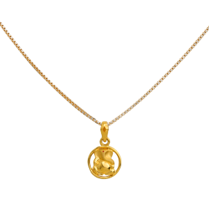 Divine Ganesh Ji Pure Gold Necklace