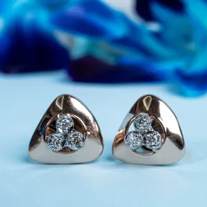 Sparkling Pure Diamond Pendant Set