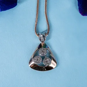 Sparkling Pure Diamond Pendant Set