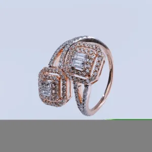 Luxurious Women's Pure Diamond Ring
