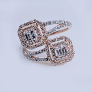 Luxurious Women's Pure Diamond Ring