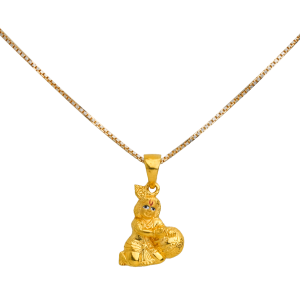 Bal Krishna Pendant - Pure Gold